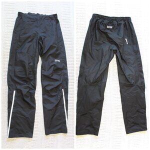 GORE-TEX Paclite Black Trail Men's Pants Small Outdoor Reflective waterproof